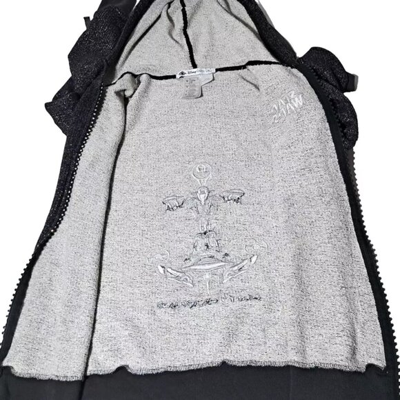 Disney Cruise Line Women's Sz. M Star Wars Bling Full Zip Hoodie PREPY CASUAL - Picture 5 of 11